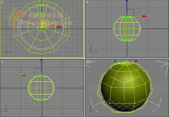 3ds MAX教程：球体工具应用打造逼真苹果_中国教程网