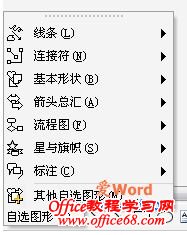 word2003的“绘图”工具栏的具体使用